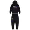 Trap⭐ CHENILLE DECODED 2.0 HOODED TRACKSUIT - BLACK / BLUE