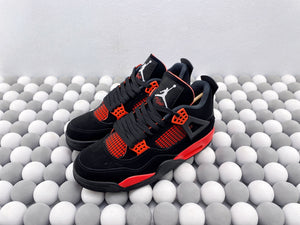 AJ 4 Retro "Red Thunder" Black/Red 2021