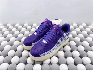NK AF1 Low - Halloween Purple/Bone