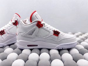 AJ 4 Retro "White/Red"