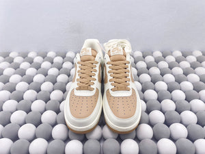NK AF1 Low - Khaki/White Splice