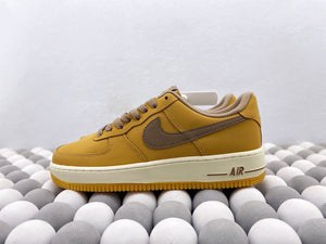 NK AF1 Low - Brown/Yellow
