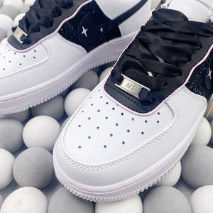NK AF1 Low - Custom Chanel Style White/Black
