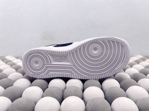 NK AF1 Low - Custom Chanel Style White/Black