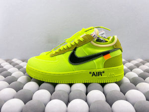 Off-WHE x NK AF1 Low - Virgil THE TEN Volt Green