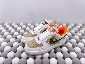NK AF1 Low 07 - E-Sports White/Orange