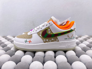 NK AF1 Low 07 - E-Sports White/Orange