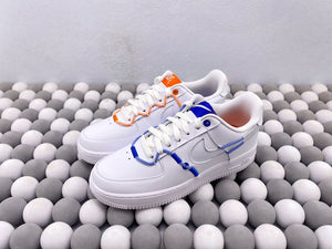 NK AF1 Low 07 - Mismatched White/Blue/Orange