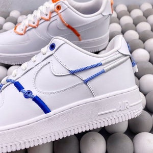 NK AF1 Low 07 - Mismatched White/Blue/Orange