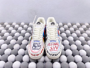 NK AF1 07 - White Graffiti