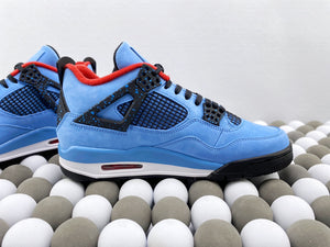 Travis Scott Cactus Jack x AJ 4 "Ice Blue"