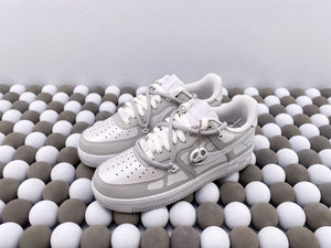 NK AF1 Low - Custom Halloween White Bones