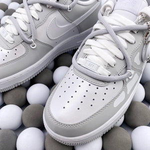 NK AF1 Low - Custom Halloween White Bones