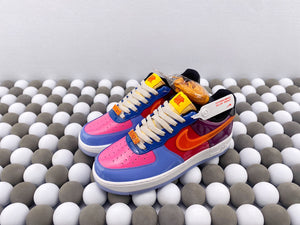 Undefeated x NK AF1 Low - Multicolor Splice