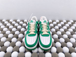 NK AF1 Low - Custom White/Green