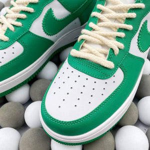 NK AF1 Low - Custom White/Green