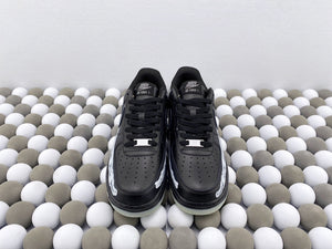 NK AF1 Low - Halloween Black Toe/Black Bones