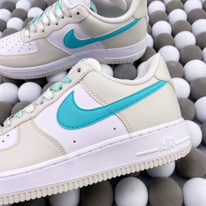 NK AF1 Low - White/Blue