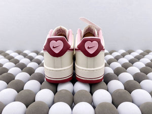 NK AF1 Low 07 - Valentine's Day White/Pink