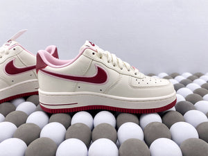 NK AF1 Low 07 - Valentine's Day White/Pink