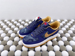 NK AF1 Low - Custom Blue/Brown