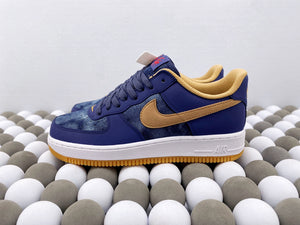 NK AF1 Low - Custom Blue/Brown