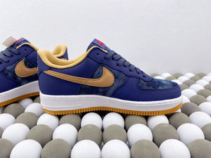 NK AF1 Low - Custom Blue/Brown