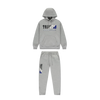 Trap⭐ CHENILLE DECODED 2.0 HOODED TRACKSUIT - GREY / BLUE