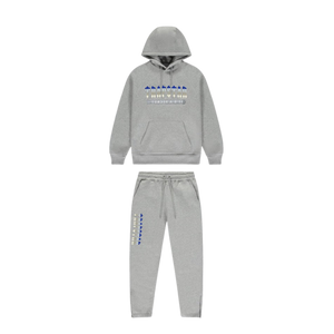 Trap⭐ CHENILLE DECODED 2.0 HOODED TRACKSUIT - GREY ICE EDITION