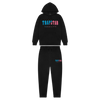 Trap⭐ DECODED CHENILLE HOODED TRACKSUIT - AQUA EDITION