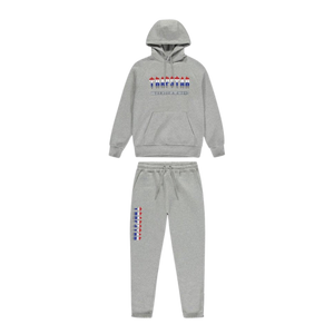 Trap⭐ CHENILLE DECODED 2.0 HOODED TRACKSUIT - GREY REVOLUTION