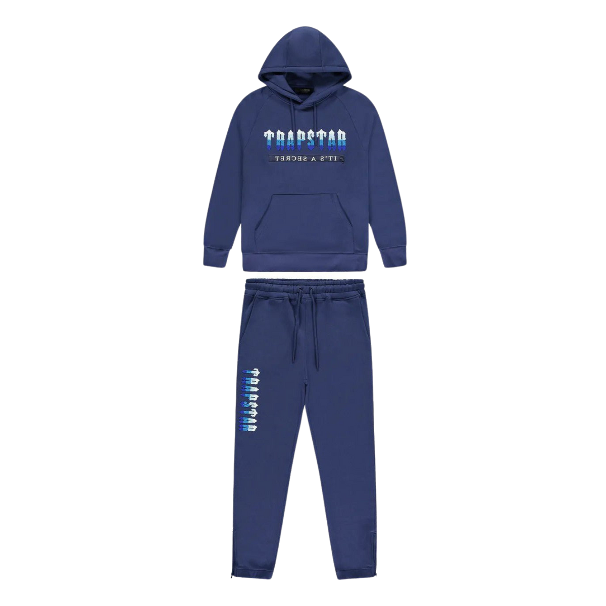 Trap⭐ CHENILLE DECODED 2.0 HOODED TRACKSUIT - MEDIEVAL BLUE