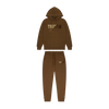 Trap⭐ CHENILLE DECODED HOODED TRACKSUIT - EARTH BROWN