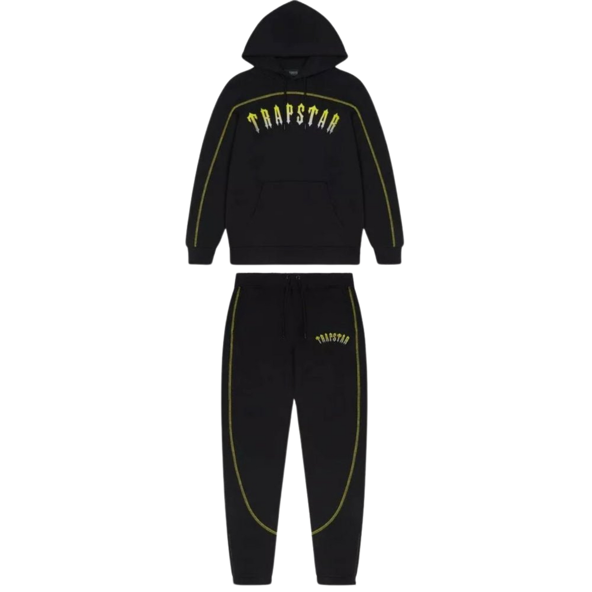 Trap⭐ X CENTRAL CEE ARCH PANEL GRADIENT TRACKSUIT - YELLOW