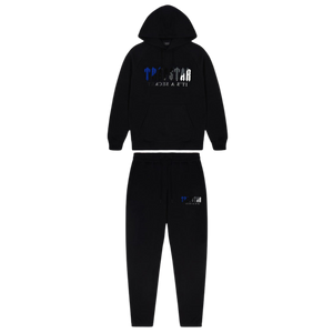 Trap⭐ DECODED CHENILLE HOODED TRACKSUIT - BLACK ICE EDITION 2.0