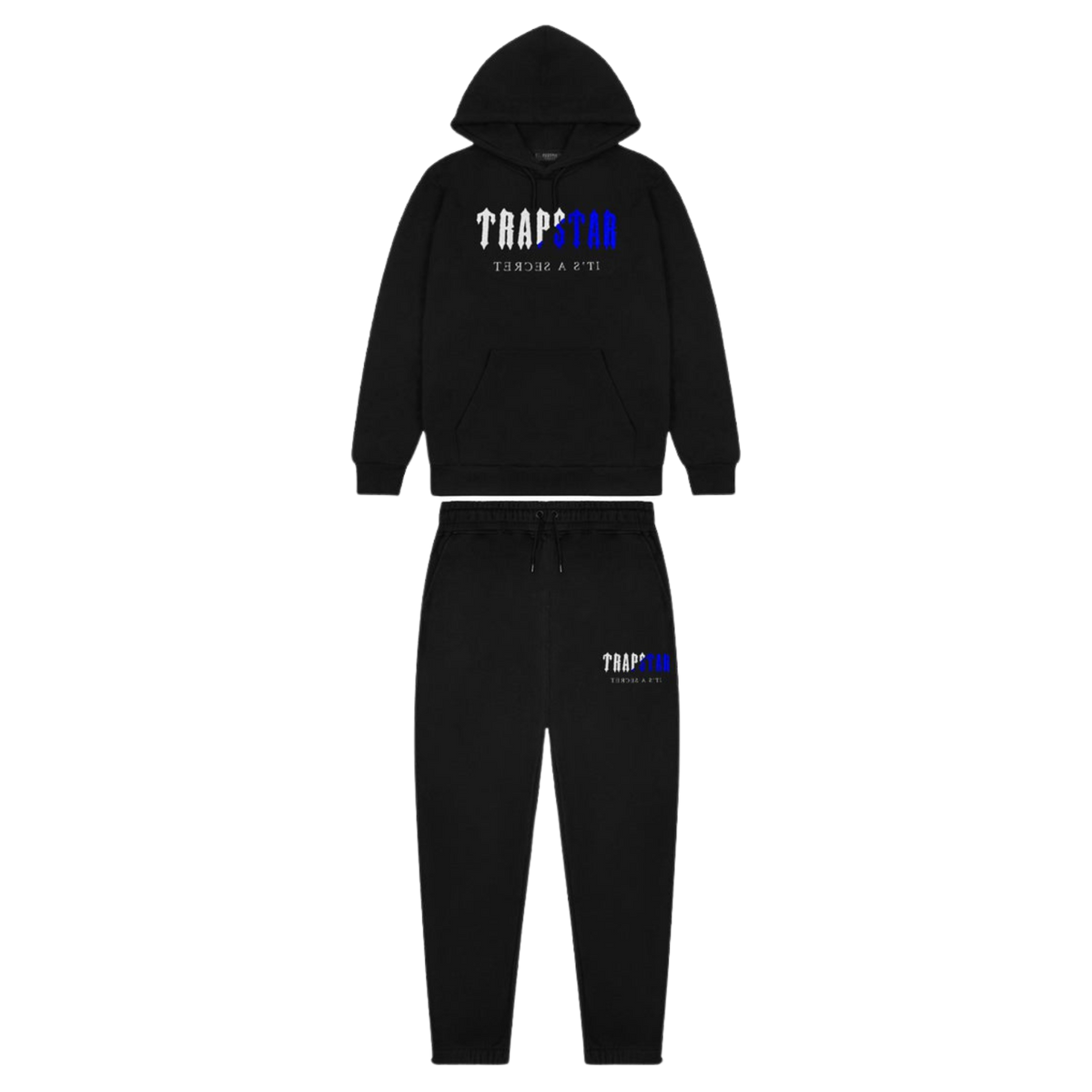 Trap⭐ DECODED CHENILLE HOODED TRACKSUIT - BLACK ICE EDITION