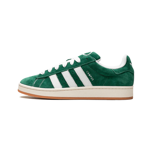 adidas Campus 00s Dark Green Cloud White sneakers in dark green suede with white accents