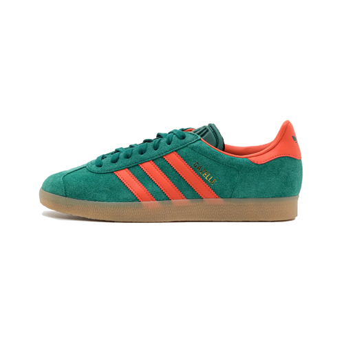 adidas Gazelle Indoor Collegiate Green sneakers in green suede with white stripes