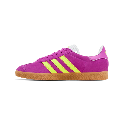 adidas Gazelle Purple Burst women's sneakers in purple suede with solar yellow accents