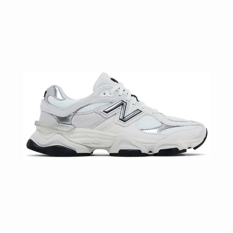 NB 9060 White Black Metallic Silver