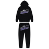 Trap⭐ SHOOTERS HOODED TRACKSUIT - BLACK / PURPLE