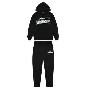 Trap⭐ SHOOTERS REFLECTIVE TRACKSUIT - BLACK