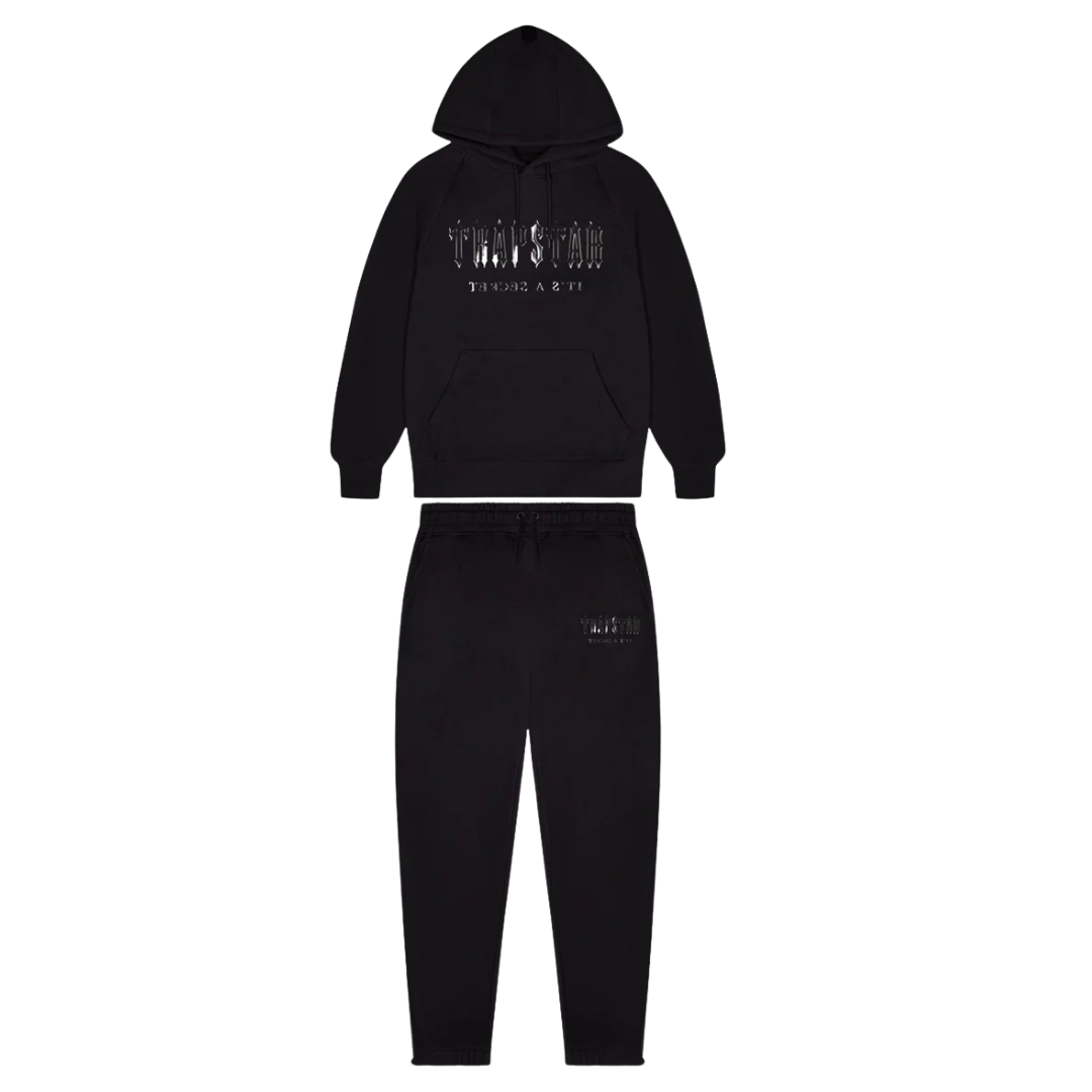 Trap⭐ DECODED TRACKSUIT - BLACK MONOCHROME