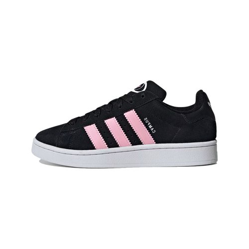 adidas Campus 00s Core Black Almost Pink sneakers in black suede with pink 3-Stripes