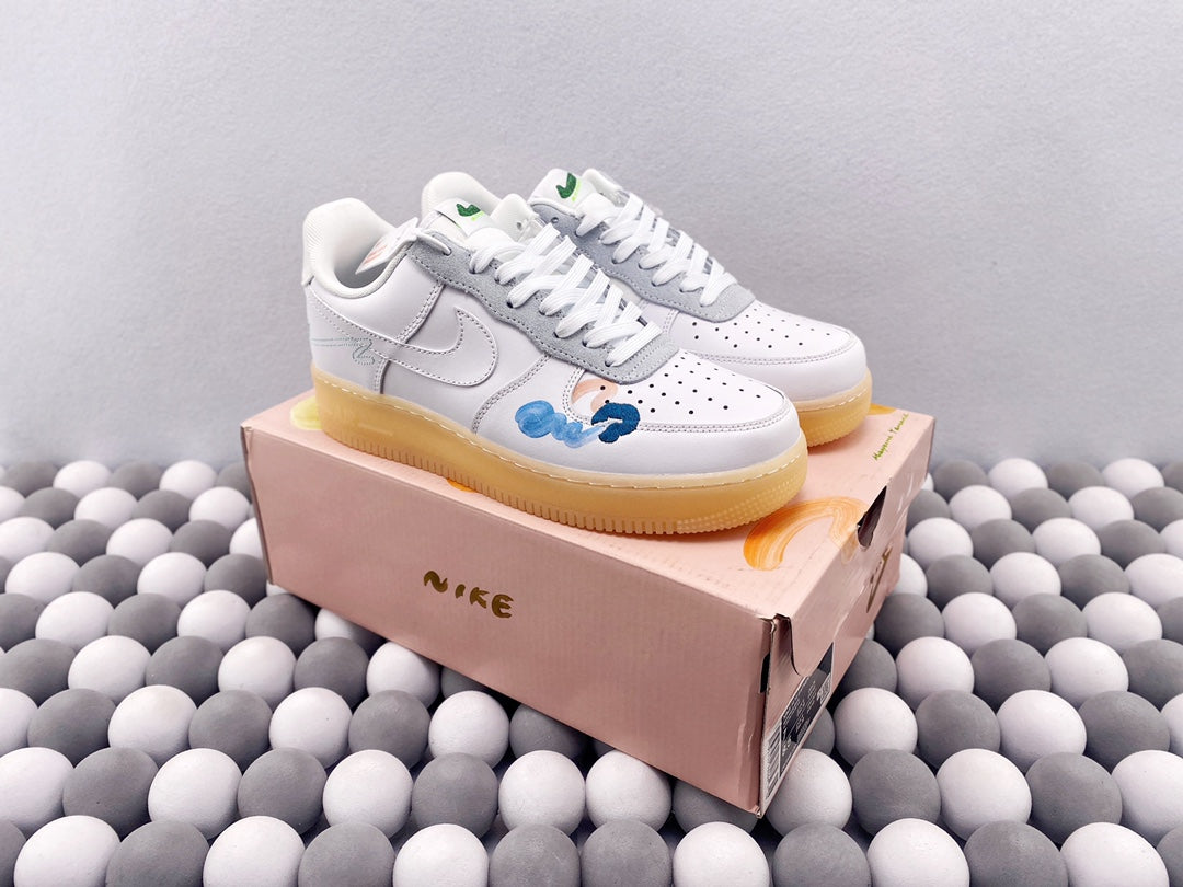 Mayumi Yamase x NK AF1 Flyleather - White Graffiti