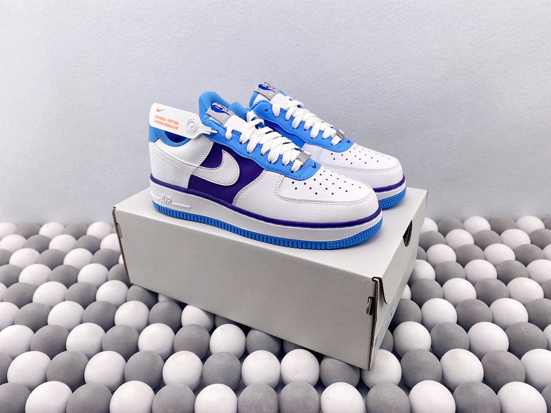 NK AF1 Low - Lakers NBA 75th Anniversary White/Purple