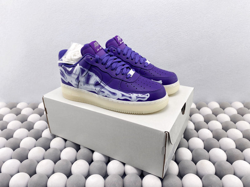 NK AF1 Low - Halloween Purple/Bone