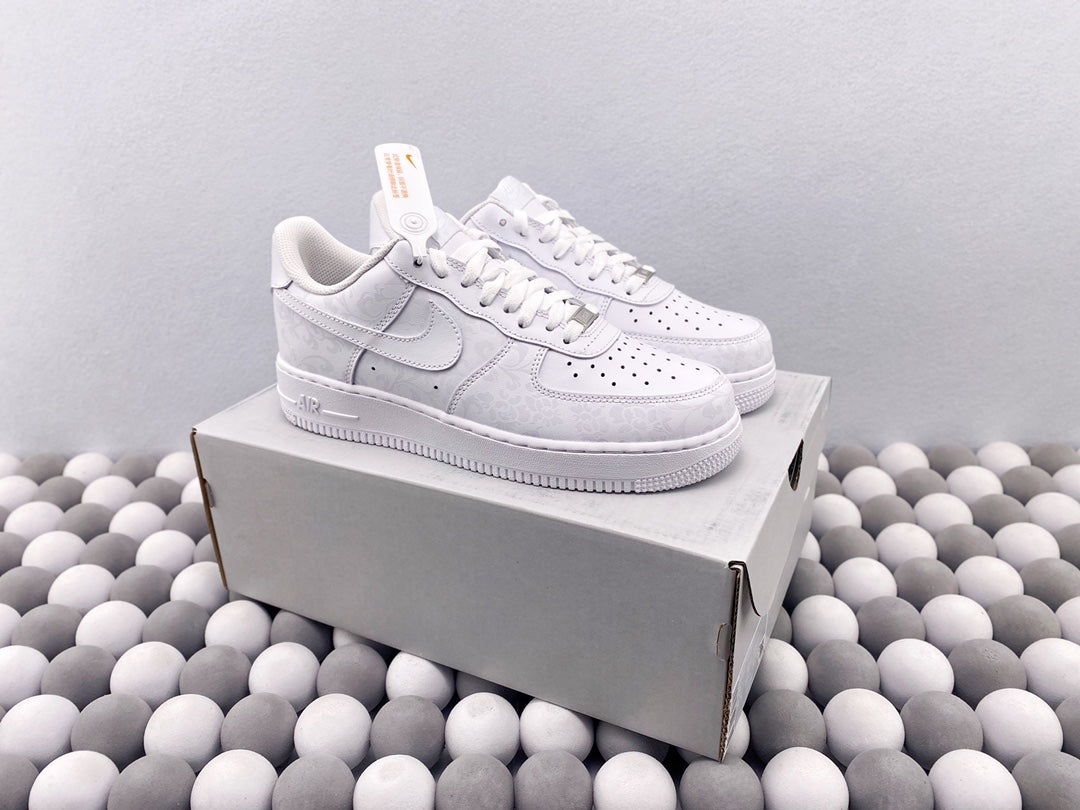 NK AF1 Low 07 - Custom Blue & White Porcelain Thermochromic