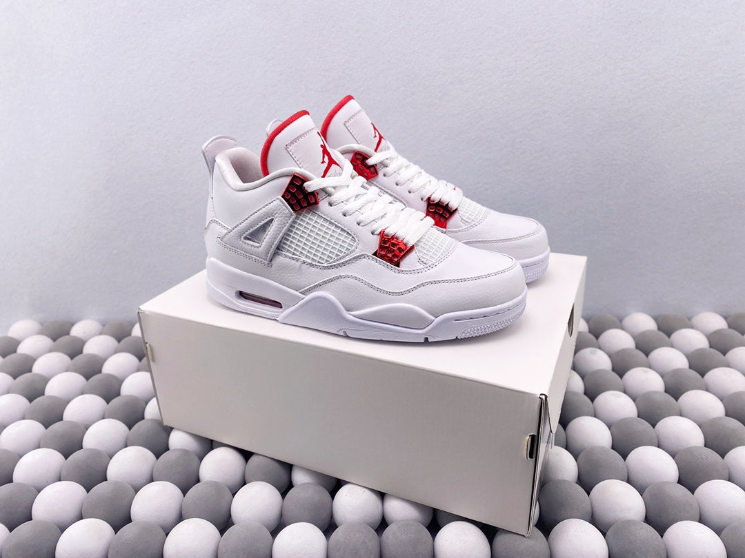 AJ 4 Retro "White/Red"