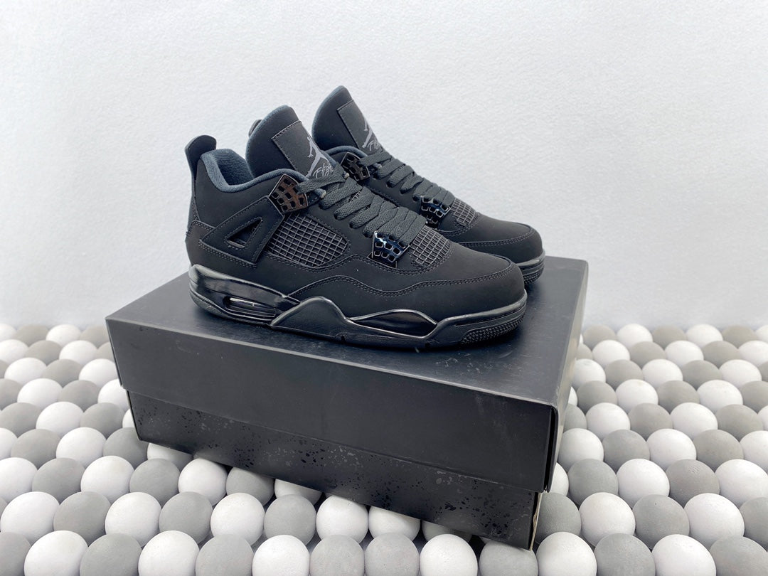 AJ 4 Retro "Black Cat" Pure Black